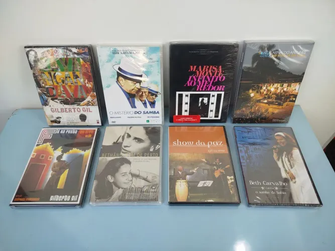 8 Dvds de Shows lacrados