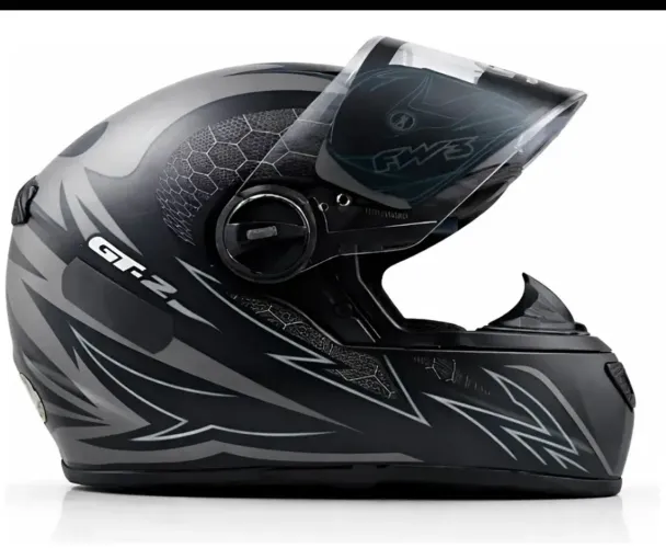 Capacete Fechado FW3 G2 + Viseiras Transpartente + Espelhada + Narigueira