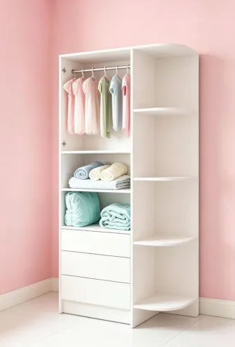 Roupeiro infantil em mdf 