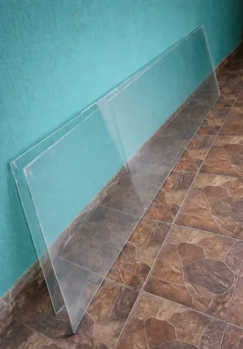 Vidros 10mm 260x68 verde água