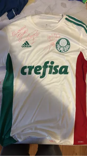 Camisa original autografada Palmeiras - 2016