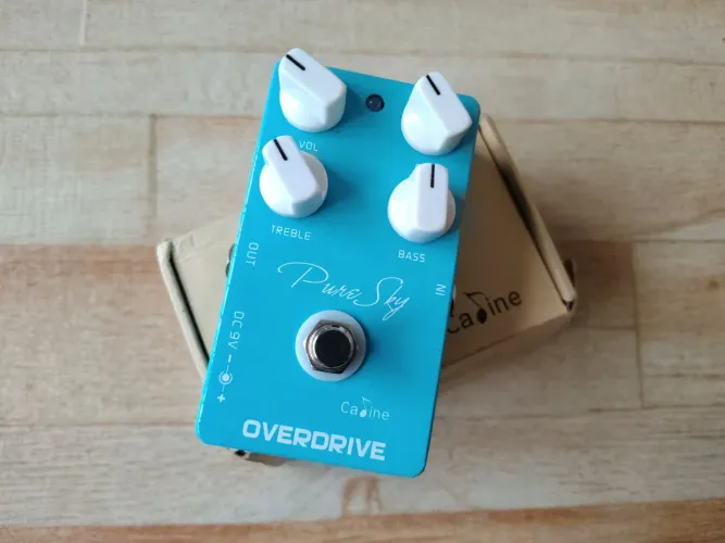 Pedal Pure Sky overdrive, novinho! Para guitarra