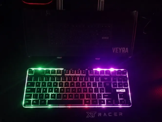 Teclado gamer mancer veyra novo
