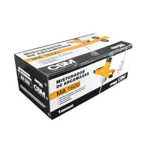 Misturador de argamassa, massas e texturas CSM 1600 Watts novo na caixa