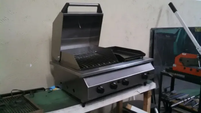 chapa broiler conjugado em inox 