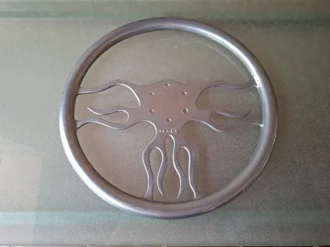 Volante de Direção Customizado em Aluminio ou Metal Polido