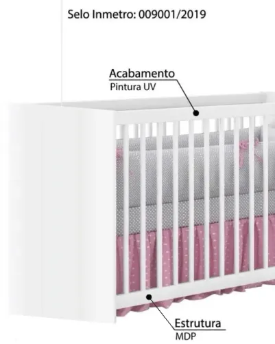 Berço Branco Baby
