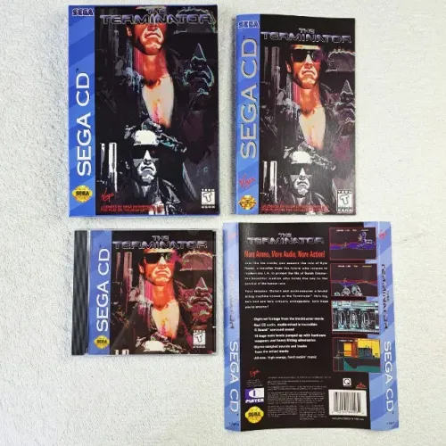 The Terminator disco Prensado para Sega CD. Novo! Mídia Prata. Não é patch. Mega Drive