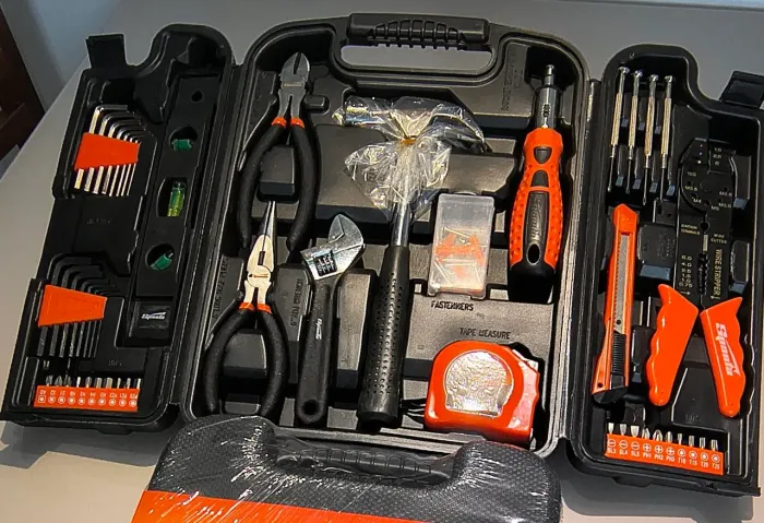 Maleta de Ferramentas kit completo com  129 Peças - A Pronta Entrega 