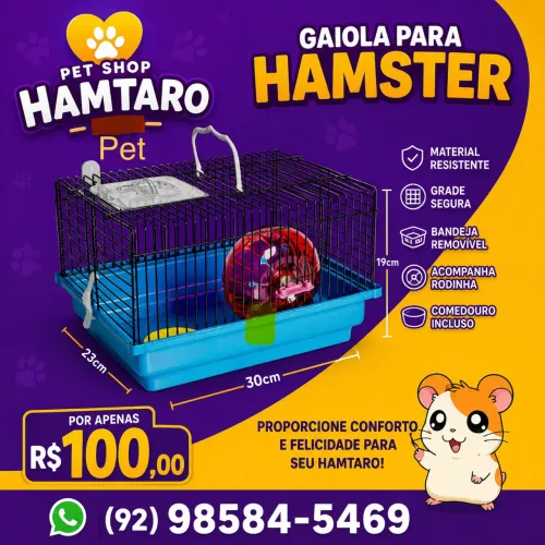 Gaiola hamster 