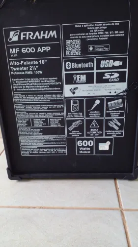 Vendo caixa de som Frahm interessados chamar *