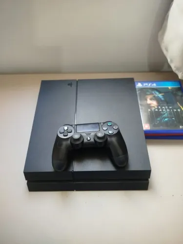? PLAYSTATION 4 FAT 500GB + CONTROLE ORIGINAL + 3 JOGOS