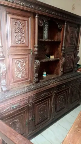 Móvel antigos - Estante em sucupira 