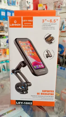 Suporte de Celular Para Moto e Bike À Prova D'Água - Novo