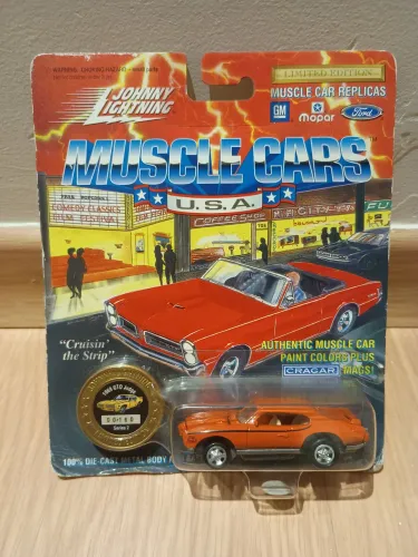 Miniatura pontiac gto the judge muscle cars Johnny lightning 1:64