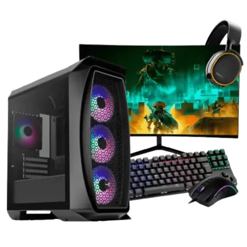 PC Gamer Completo Ryzen 7 5800X, RTX 4060 Ti, 64GB DDR4, SSD NVMe 1TB, 700W 80 Plus