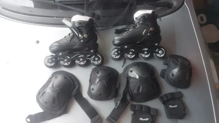 Patins Mega infantil confort número 34 ajustável
