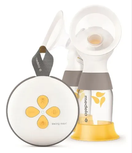 Extratora de Leite elétrica duplo swing maxi flex Medela usada + sutiã