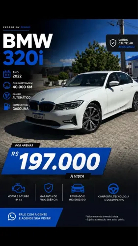BMW 320I A Modern/sport TB 2.0/a.flex 16V 4P 2022