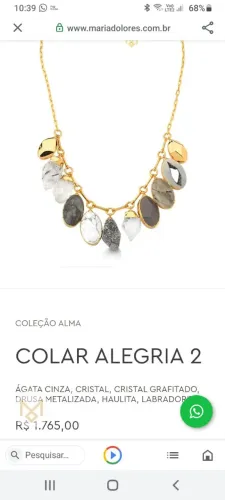 Vendo colar Alegria 2