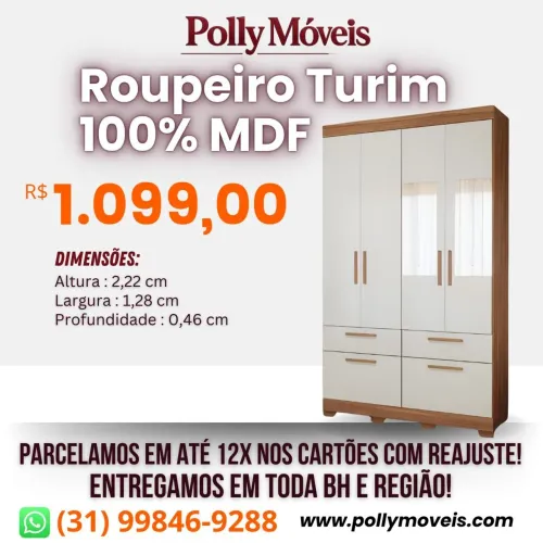 Guarda Roupa Ótimo! Pronta Entrega!
