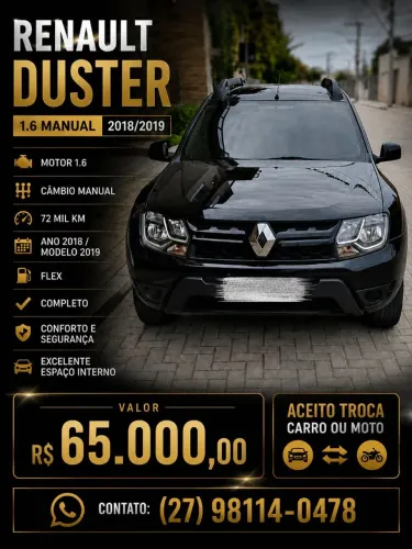 Renault Duster Expression 1.6 Hi-flex 16V Mec. 2019
