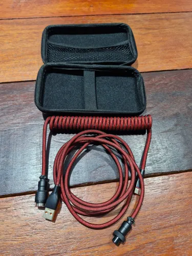 Cabo Coiled Epomaker Vermelho