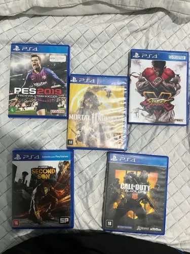 vendo jogos do ps4