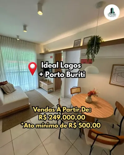 Ideal + Porto Buriti | Apartamentos com Financiamento, 2 Quartos