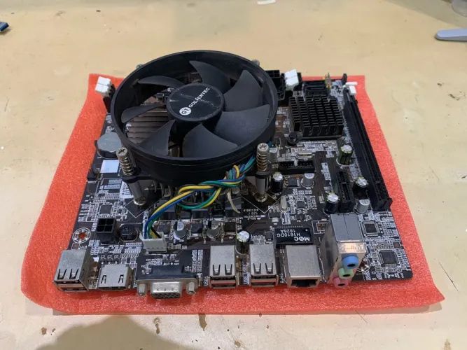 Kit placa mãe H61 + Intel core i5 2400 + 2x4gb ram ddr3