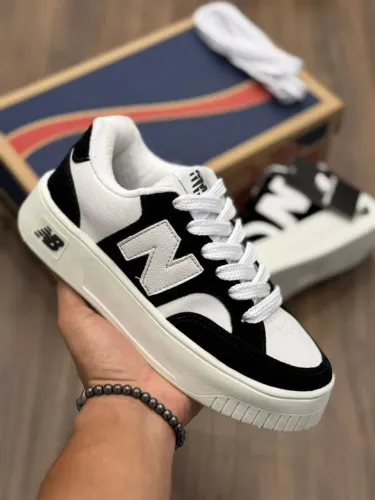 TÊNIS NEW BALANCE PRETO E BRANCO UNISSEX TAMANHOS 34 AO 39