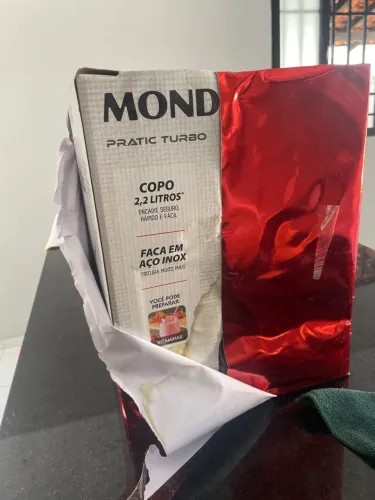 Liquidificador Mondial Pratic Turbo 2,2L 550W L-98-B 220V