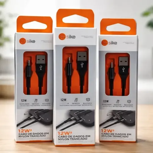 Cabo para Iphone de Dados em Nylon Trançado USB-LIGHTNING