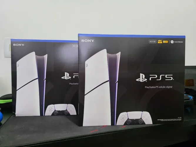 Playstation 5 Slim Digital, Lacrado (aceito vídeo game na troca)