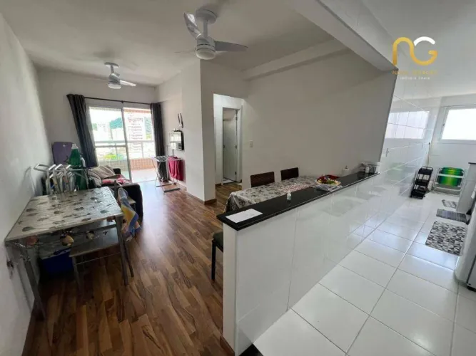Apartamento com 2 dormitórios à venda, 74 m² por R$ 640.000,00 - Canto do Forte - Praia Gr