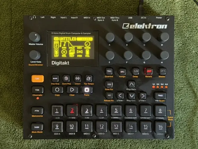 Elektron Digitakt (1ª geração) - Único dono, pouquíssimo uso