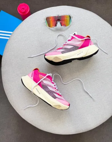 Tênis Feminino Adidas Adizero Adio Pro 4 Importado Pink/Laranja Disponível 34 AO 39