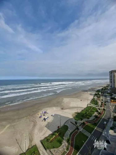 Apartamento com 2 dormitórios para alugar, 60 m² por R$ 3.720/mês - Caiçara - Praia Grande