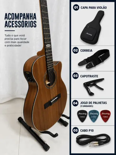 Violão Nylon Strinberg Novo | Nota Fiscal | Pronta Entrega