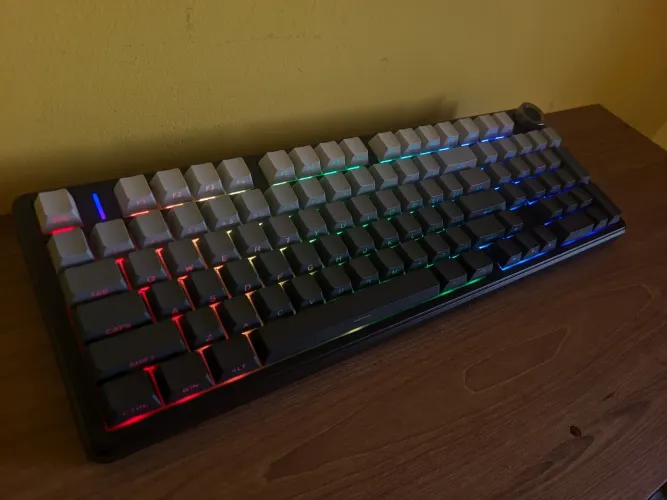Teclado Mecânico Sem Fio AULA F99 Pro - Gray Black