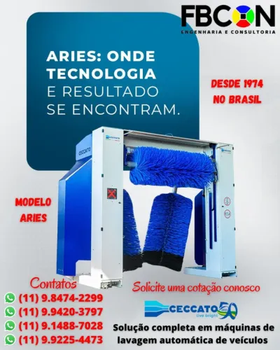 Máquina automática de lavar veículos e caminhões 