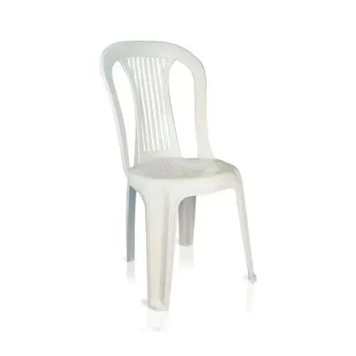 Cadeira de plástico branca