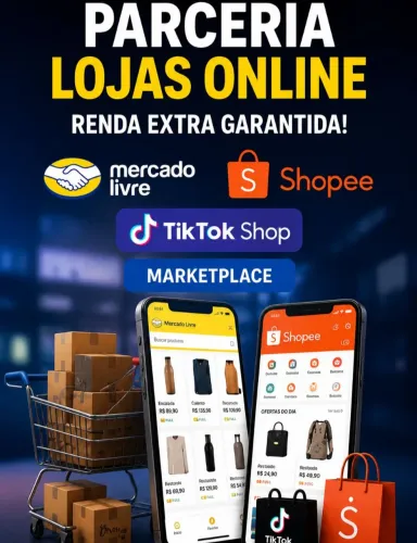 Sócio para lojas Online - Renda Extra