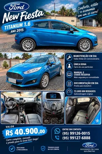 Ford Fiesta Tit./tit.plus 1.6 16V Flex Aut. 2015