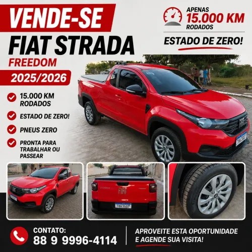 Fiat Strada Freedom 1.3 Flex 8V CS Plus 2026