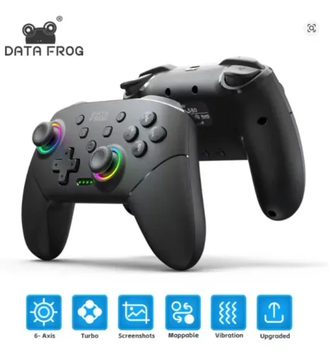 Controle Data Frog S80 RGB Para switch e Pcs- Uzimanu_Importados