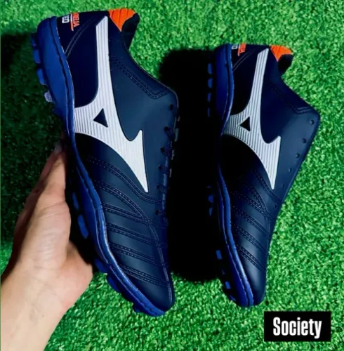 Chuteira Mizuno Azul Society