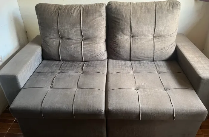 Sofá Cama Retrátil e Reclinável 