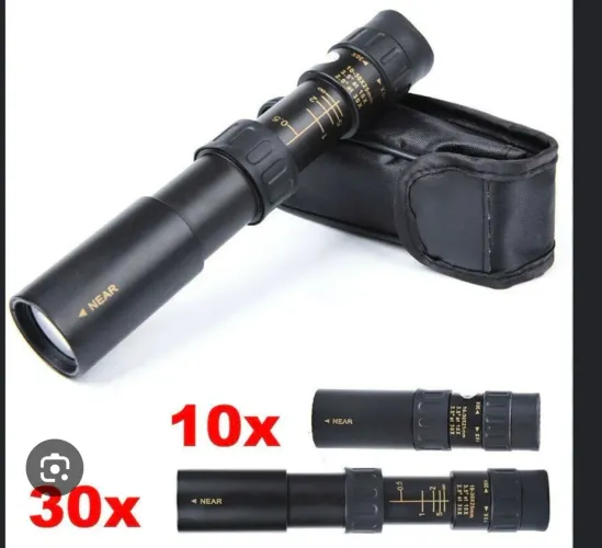 Telescópio portátil monocular 10-30x25