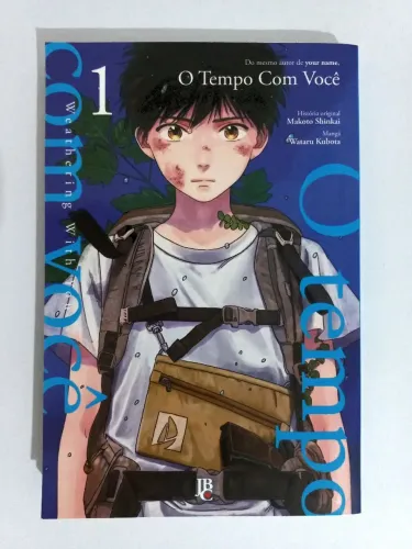 Mangá "O Tempo Com Você" (Vol. 1, 2 e 3 - História Completa em 3 Edições) - Usado.